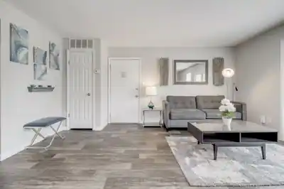Living room at Calvert at Quarterfield Station
